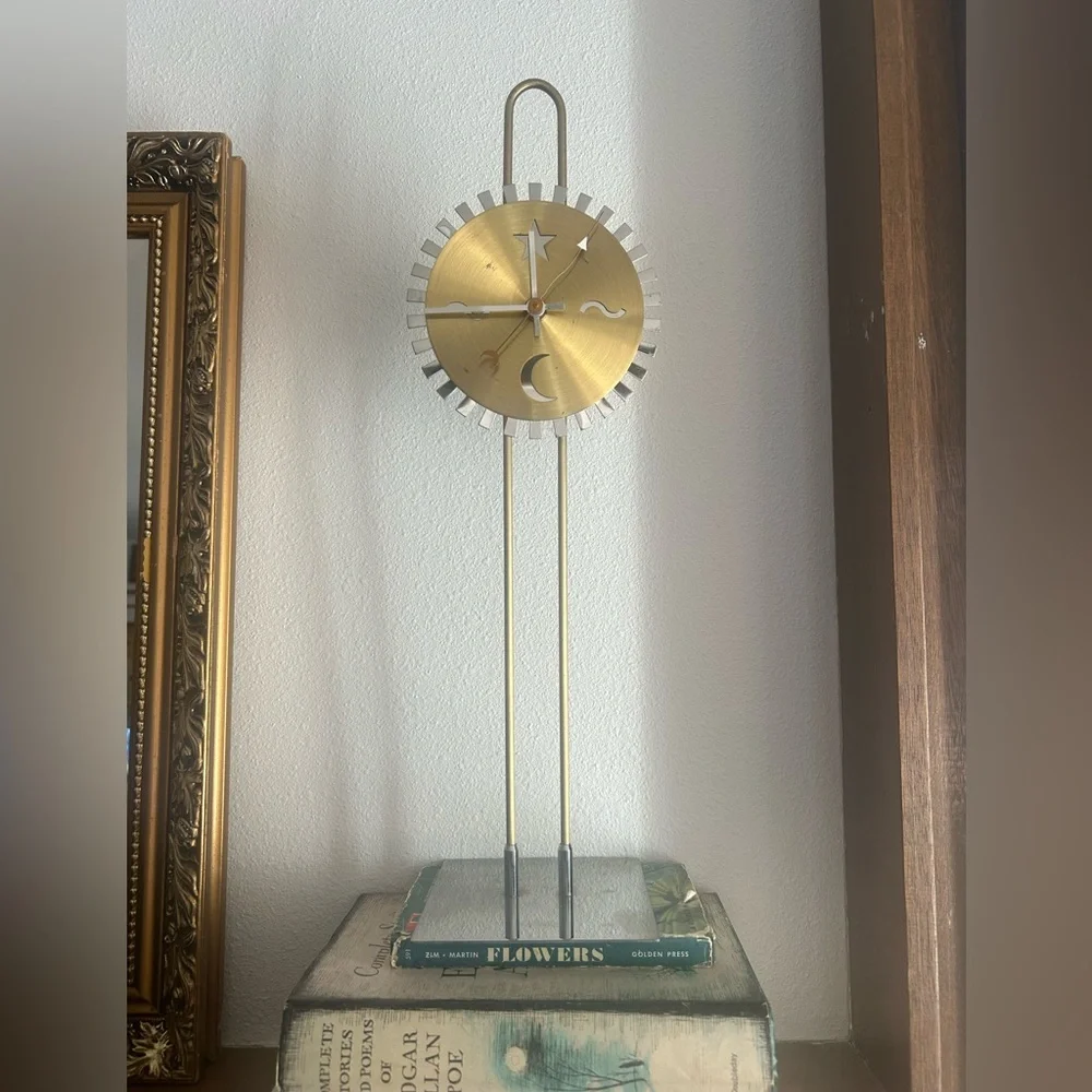 IKEA Dilla Sunburst Moon and Stars Clock